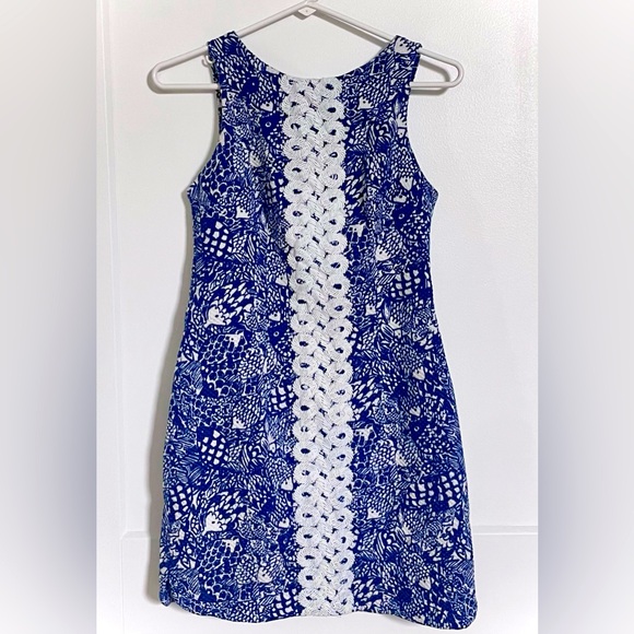 Lilly Pulitzer Navy Blue Shift Dress - Picture 1 of 7